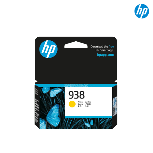 ตลับหมึกอิงค์เจ็ท HP Original Ink Cartridge HP938 Yellow, 938Ink